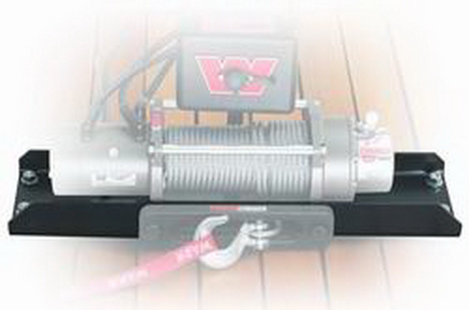 Universal WARN Foot Down Winch Mount Kit with Mounting Plate