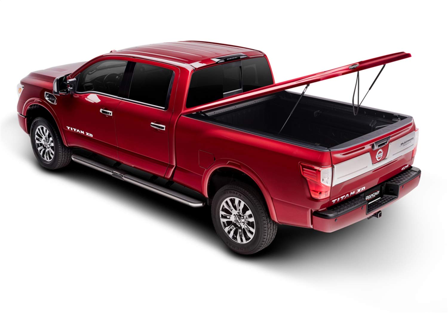UnderCover UC5076S Lift Top Locking Tonneau Cover - Smooth- Titan XD 2016-2017 5'6" Bed