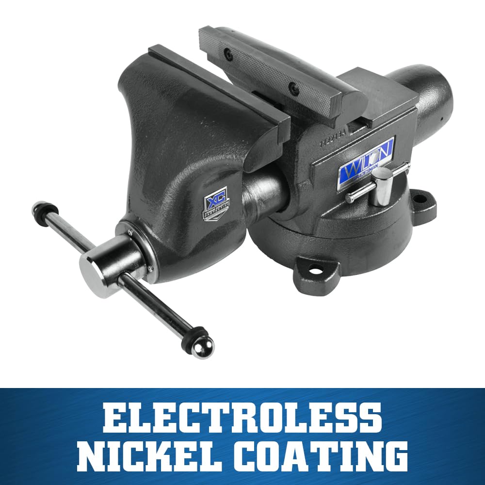 Tradesman Wilton XC Bench Vise, 8" Jaw Width, 6-3/4" Max Jaw Opening, 4-3/4" Throat (Model 1780XC)