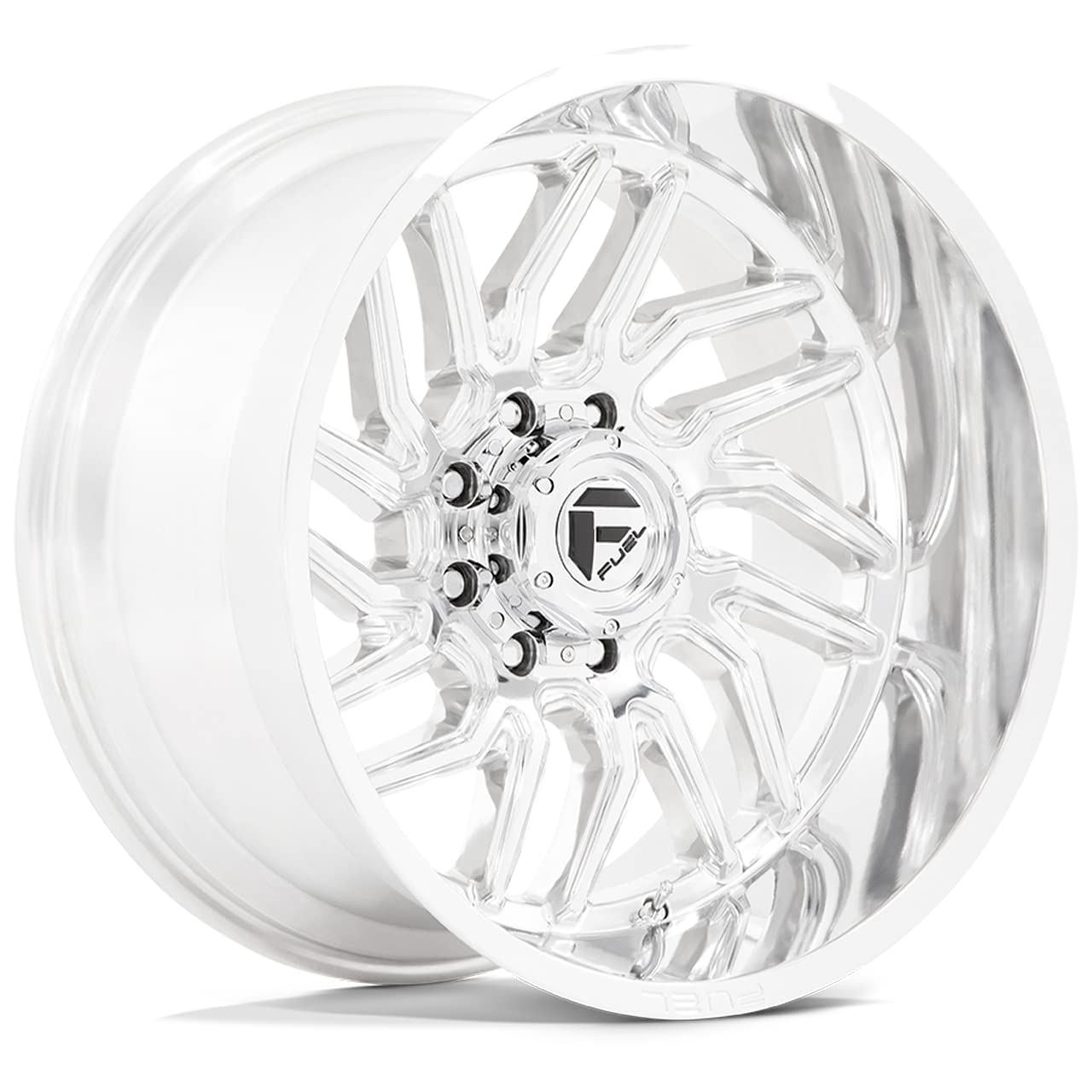 D809 HURRICANE FUEL OFF-ROAD 22X12, 5X5.5, 4.77, -44mm POLISHED MILLED - D8092220B447