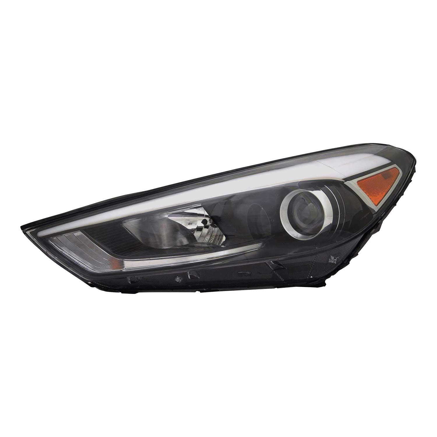 Left TYC Headlight Assembly Compatible with 2016-2018 Hyundai Tucson