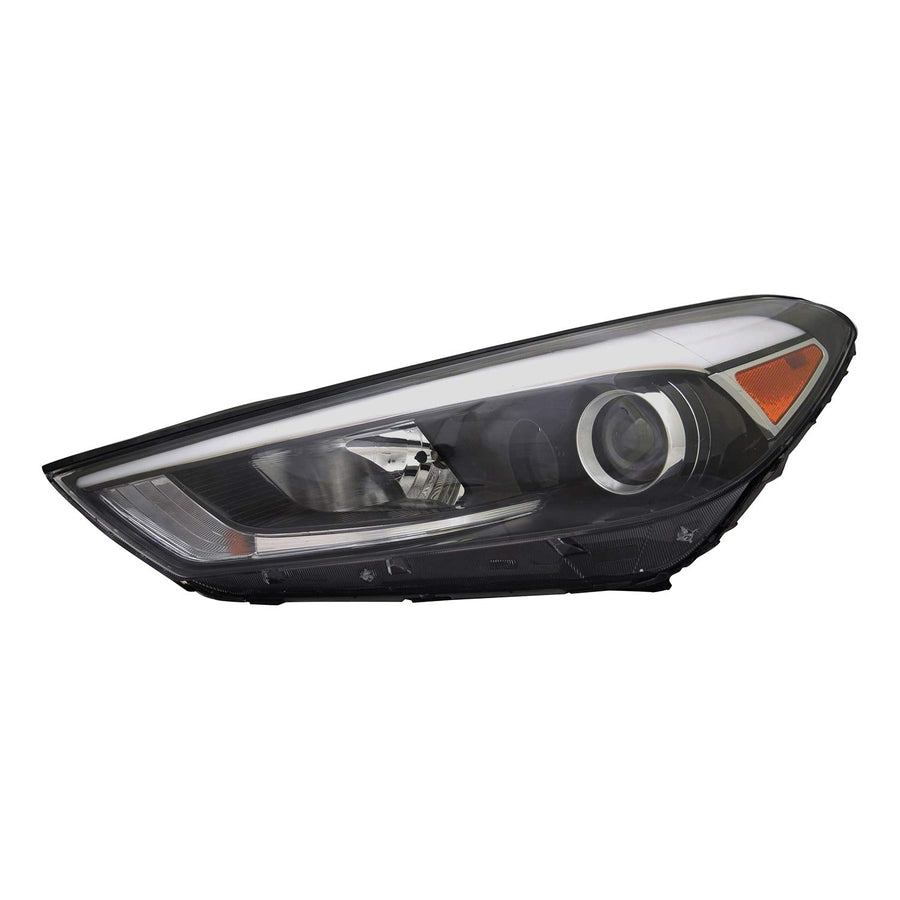 Left TYC Headlight Assembly Compatible with 2016-2018 Hyundai Tucson