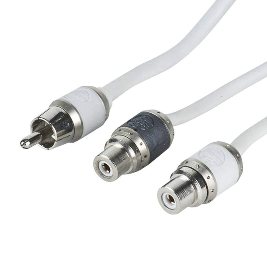 T-Spec RCA Audio Y Cable V10 Series - 2 Channel - 1 Male to 2 Females