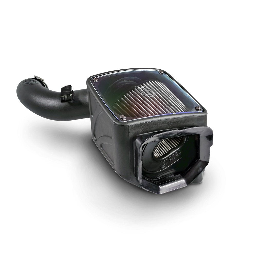Cold Air Intake S&B Filters 75-5102D For 2004-2005 Chevy/GMC Duramax LLY 6.6L (Dry Extendable Filter)