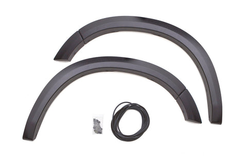 Lund Elite Series SX202TA Black Sport Style Textured Front Fender Flare - 2 Piece