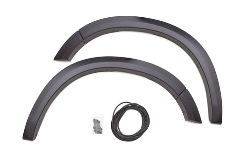 Lund Elite Series SX202TA Black Sport Style Textured Front Fender Flare - 2 Piece