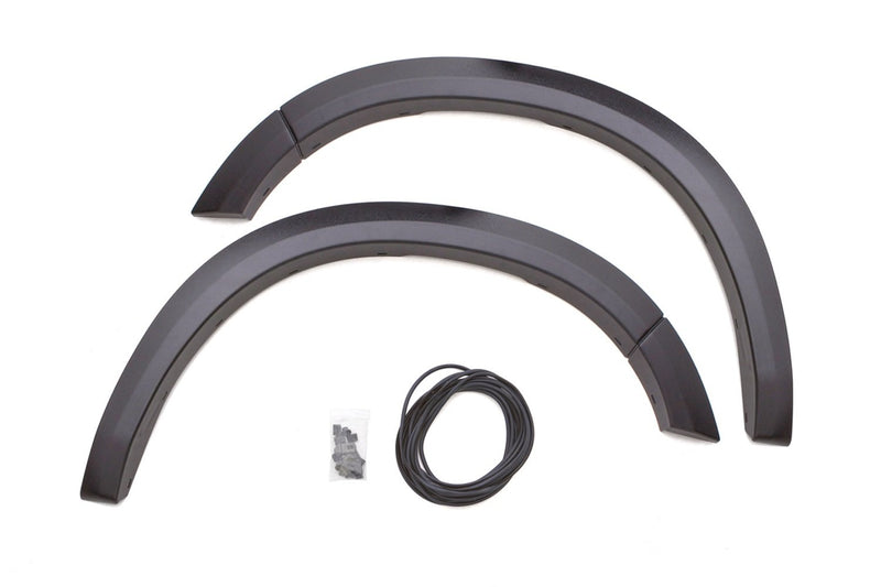 Lund Elite Series SX202TA Black Sport Style Textured Front Fender Flare - 2 Piece