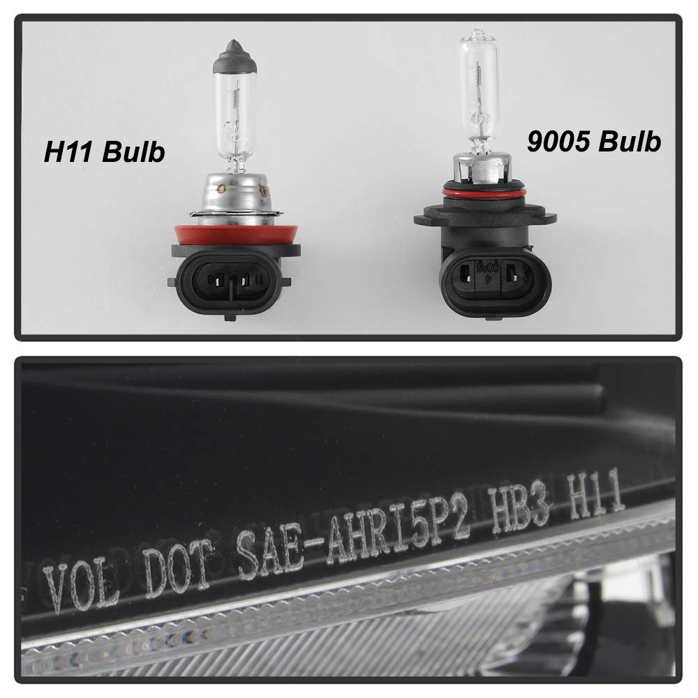 09-12 Toyota RAV4 OEM Style Black Headlights - xTune (HD-JH-TRAV409-AM-BK)