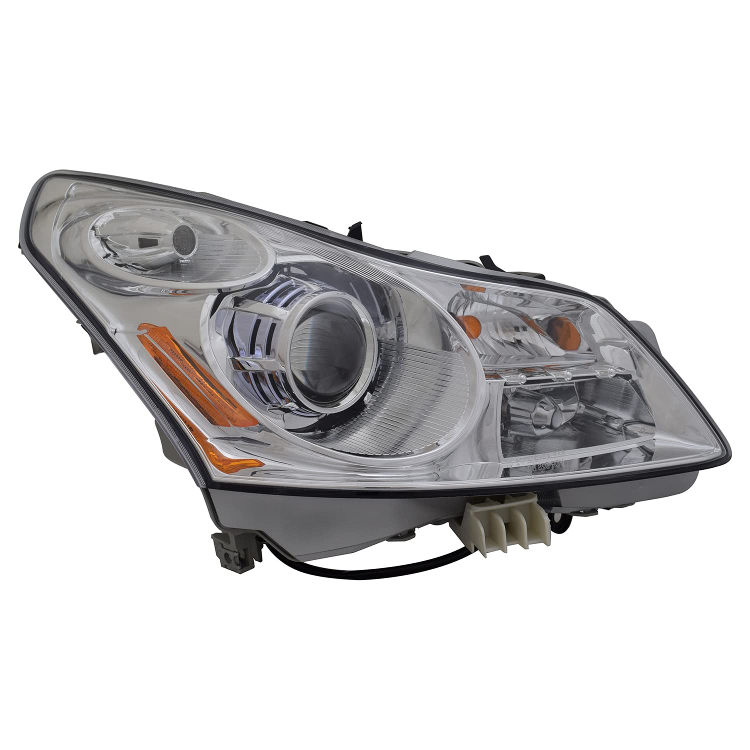 Right TYC Headlight Assembly Compatible with 2007-2008 Infiniti G35