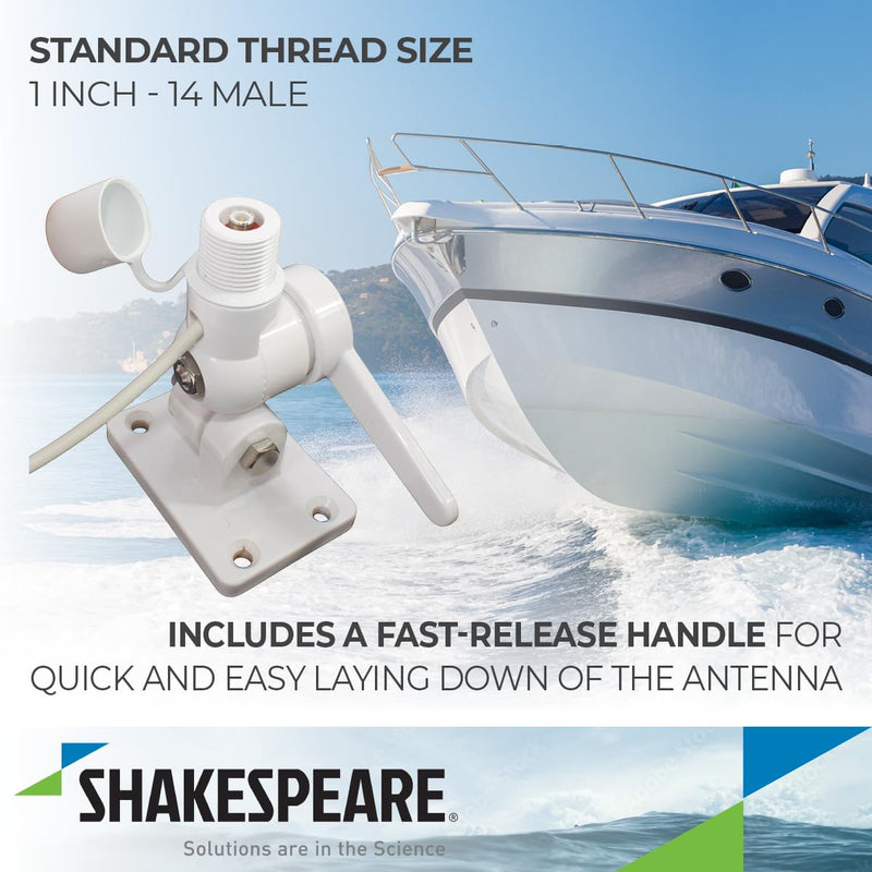 Antenna Mount Shakespeare QC Nylon W/Cable