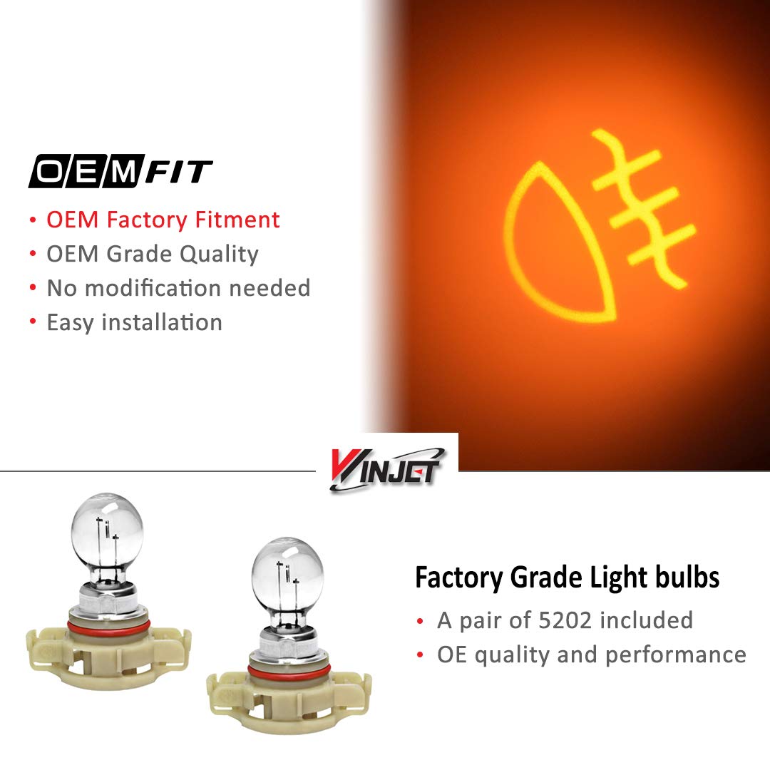 OEM Series Winjet for [2011 2012 2013 Toyota Highlander] Driving Fog Lights + Switch + Wiring Kit