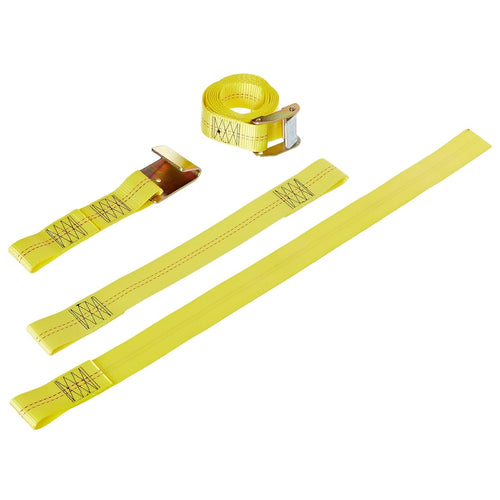 Single Roadmaster 2150 Universal Tie Down Strap | Compatible with Tires up to 30" Diameter & 11" Tread Width | 2" Wide Nylon Webbing | 5,000 Pound Capacity | Secures Vehicle to Tow Dolly