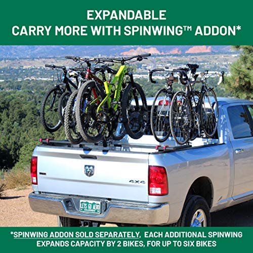 Let's Go Aero V-Rack Three-Quarter Nelson, 2-Bike Carrier Truck Bed Mount (Expandable to 6 Bike)
