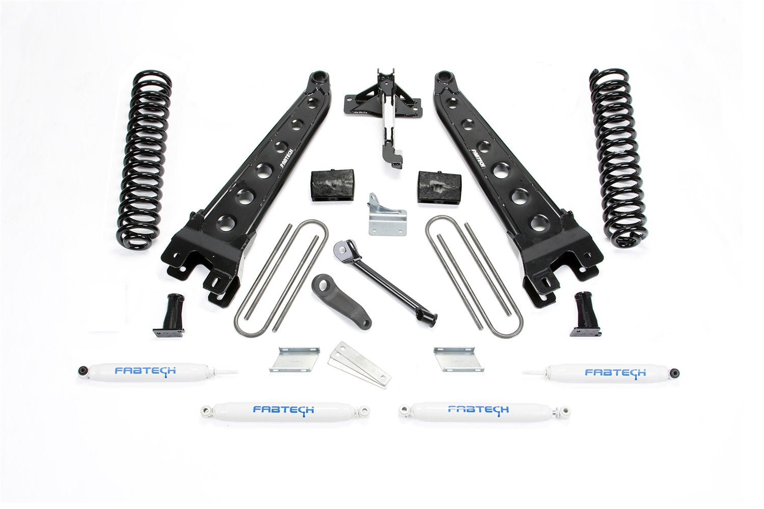 Fabtech Radius Arm Lift System K2211 4 in. Lift w/Performance Shocks Lift System
