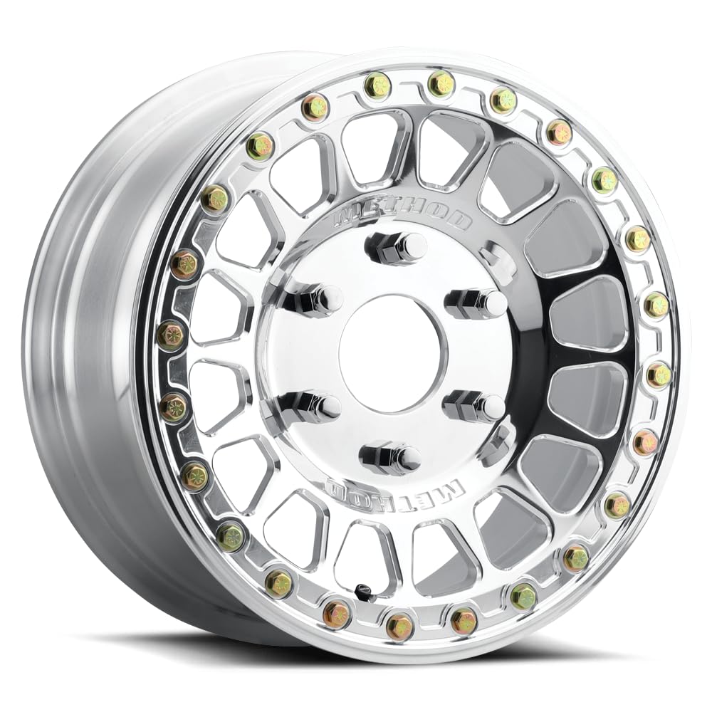 Method Race Wheel 15x7" UTV Beadlock 6x5.5, 38mm offset 5.57" Backspace, MR413570601152B