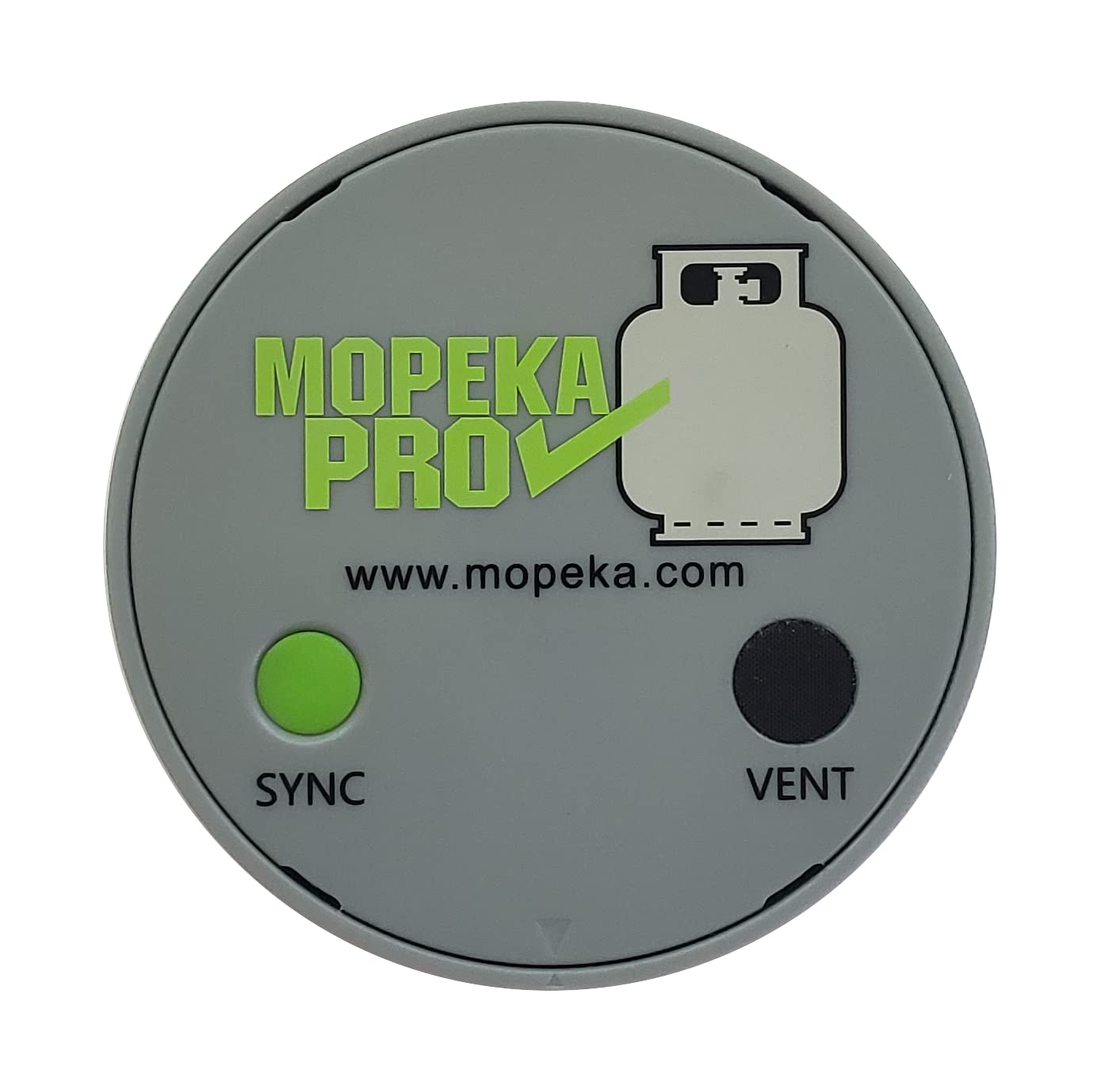 Mopeka Check Pro Sensor for Aluminum LP Tanks - Includes Adhesive Mounting Collar for Non-Magnetic Tanks