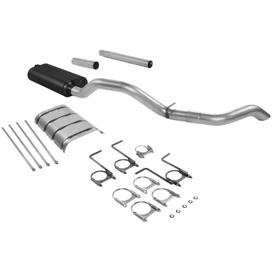Force II Flowmaster 17198 Cat-Back Exhaust Kit 3 Inch Aluminized Steel Compatible with 1987-1993 Ford F-250/F-350 trucks with 7.5L engine and a 2.50 Inch catalytic converter
