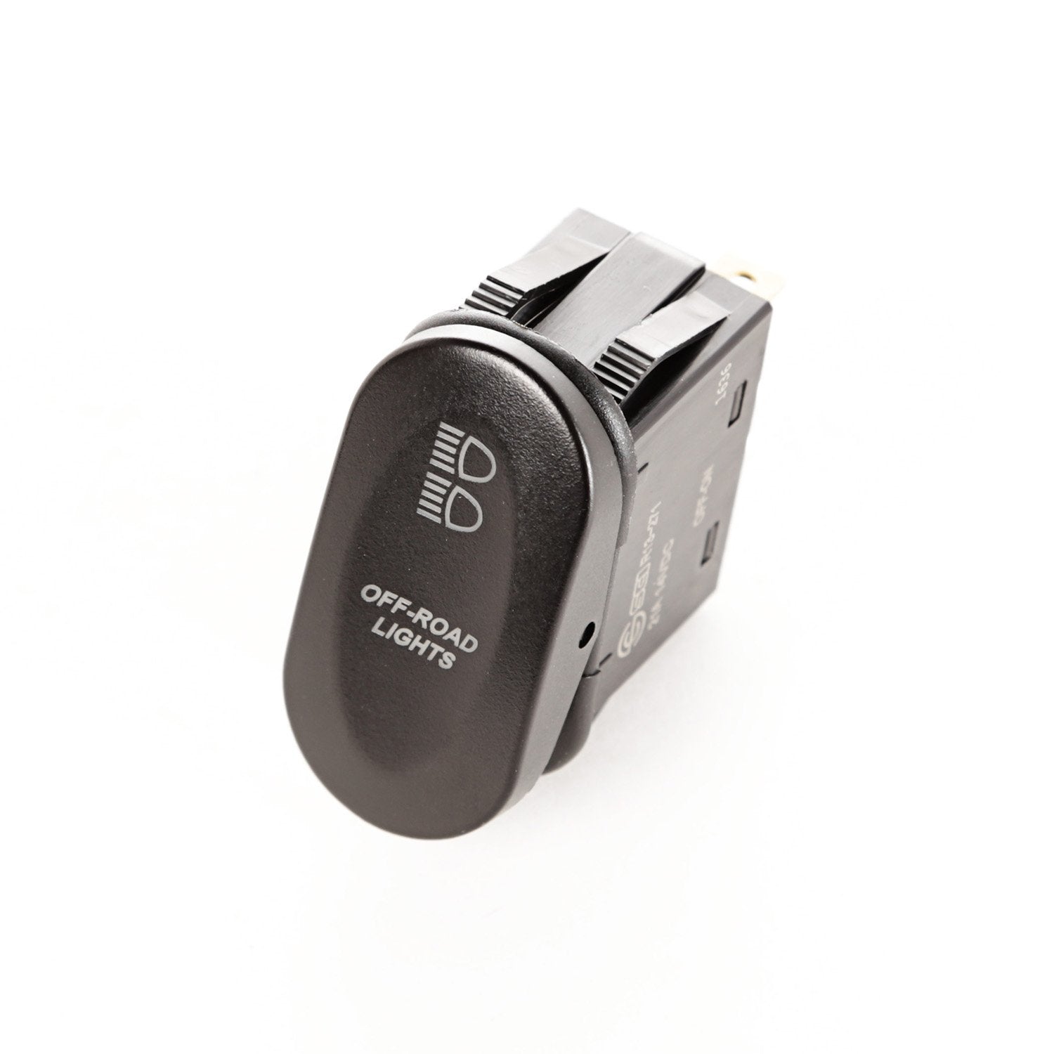 Rugged Ridge Rocker Switch | Black and Amber Thermoplastic Olefin (TPO) | 17235.09 | Fits zNONE