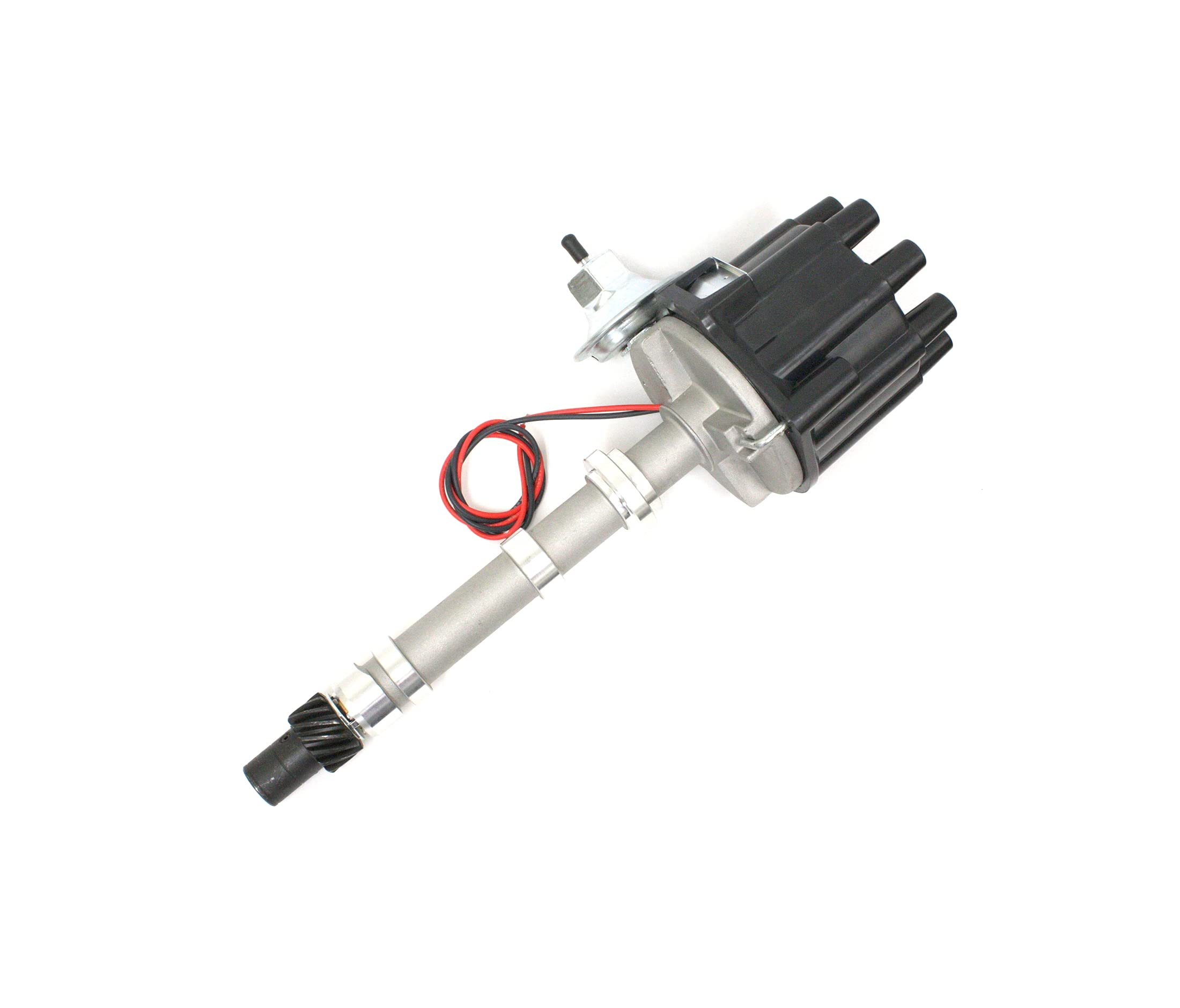 Black Cast Pertronix D7104600 Distributor Cap for Small/Big Block Chevy