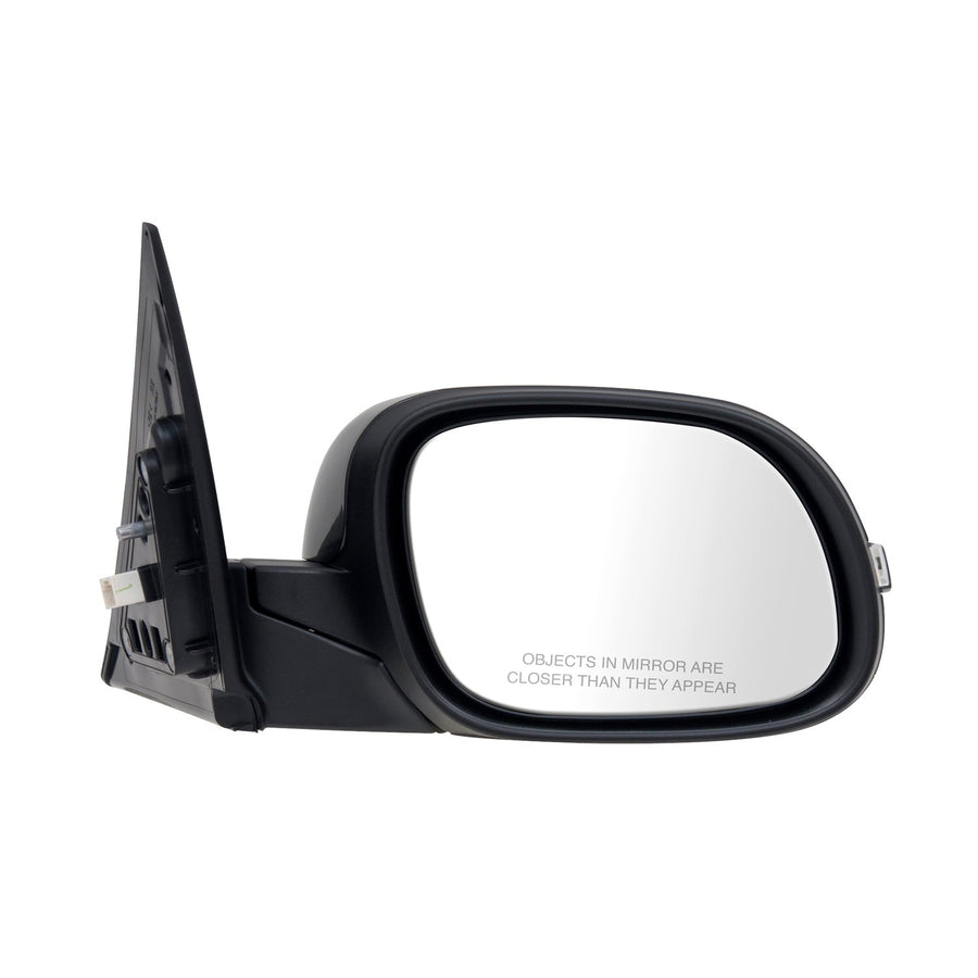 Fit System Mirror Passenger Side for Kia Soul, Textured Black w/PTM Cover, w/Turn Signal, Memory, Power Folding, Heated Power