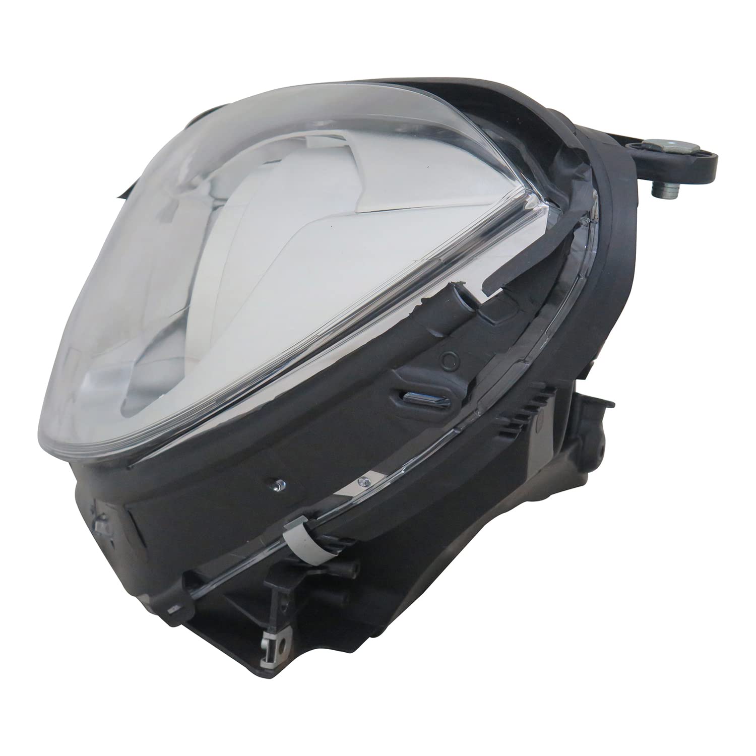 Left TYC Headlight Assembly Compatible with 2012-2014 Mercedes Benz C-Class