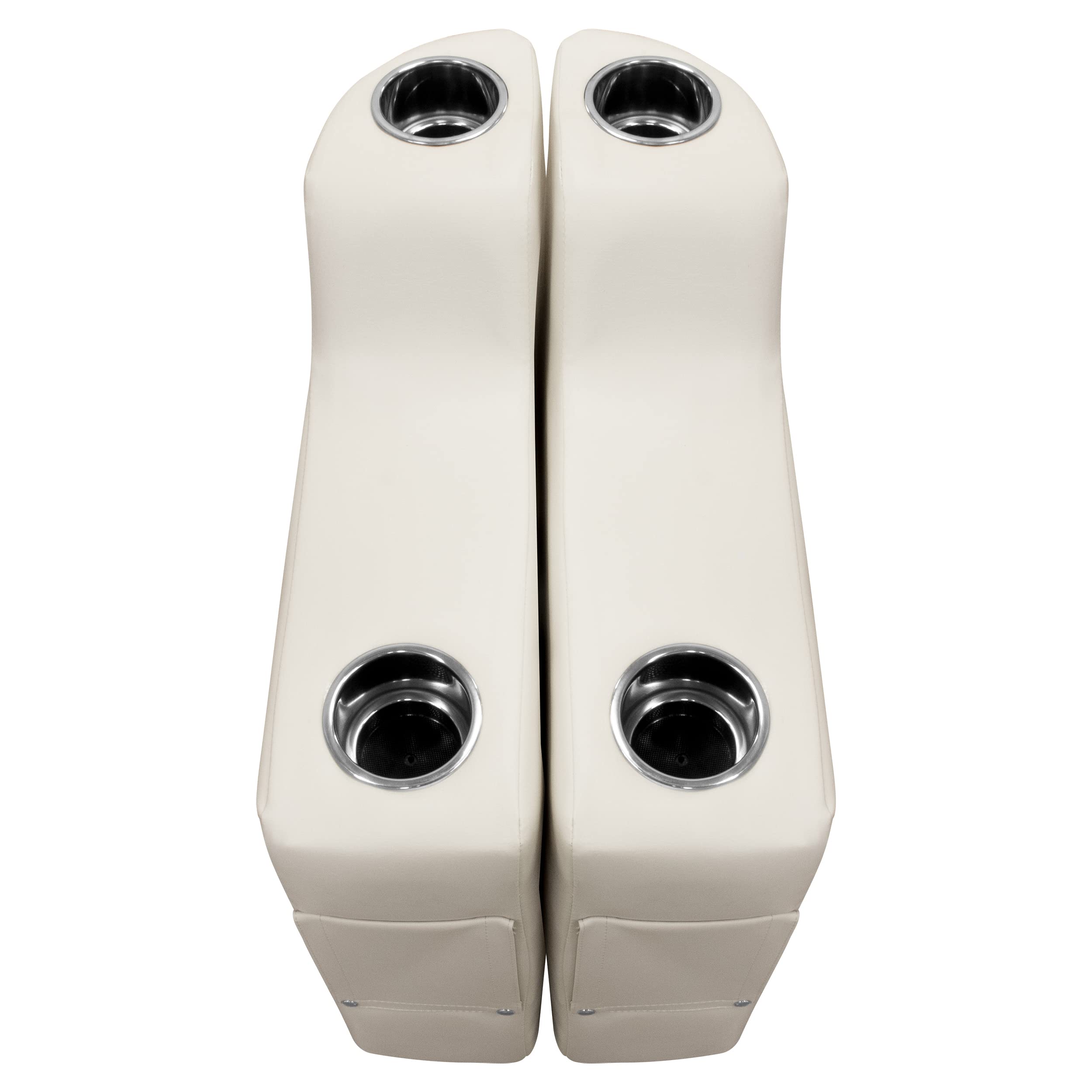 Premier Series Wise 3010-990 Right Radius Pontoon Arm Rest, Platinum