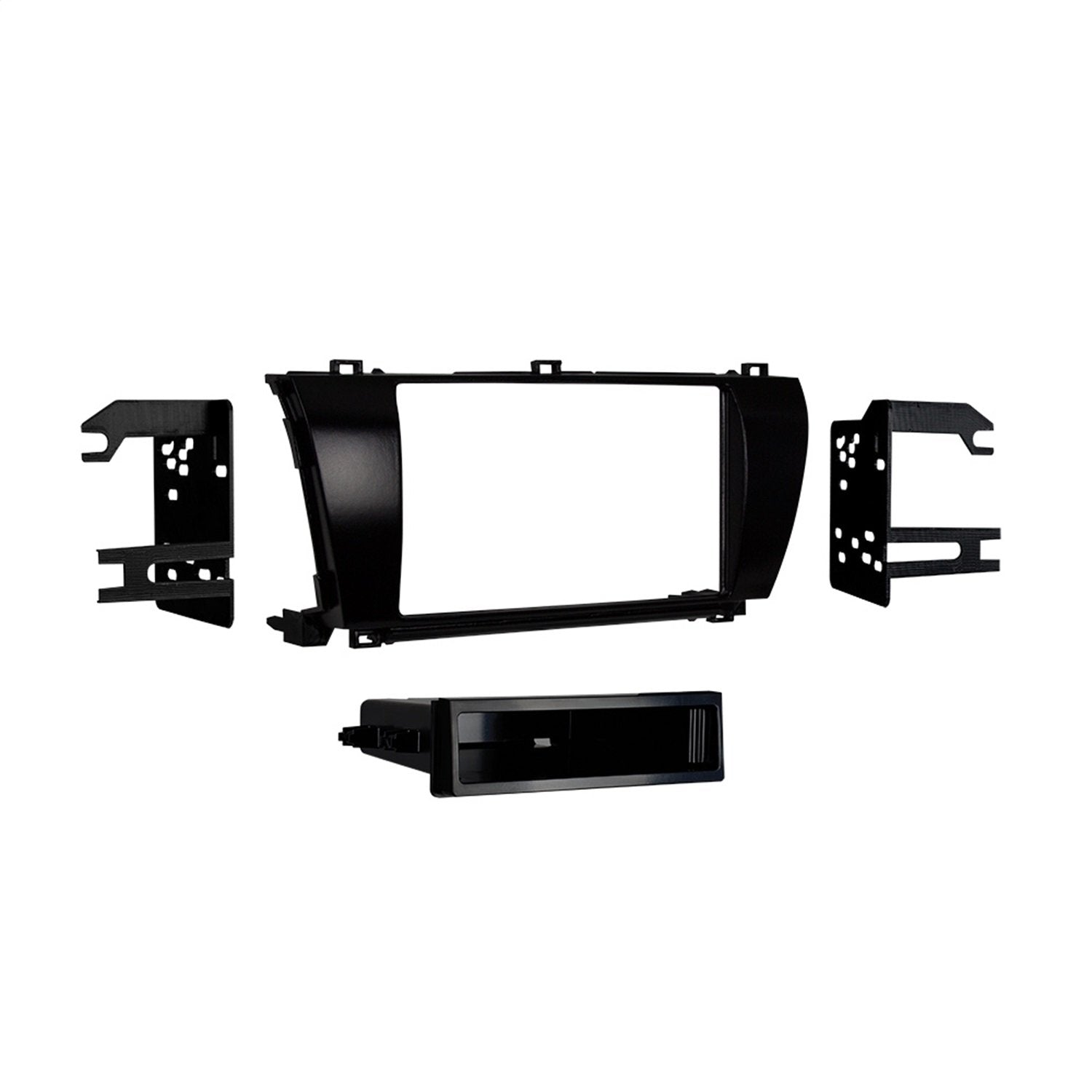 Metra Electronics Single DIN 99-8245CHG High Gloss Dash Kit for Toyota Corolla (Charcoal),Black