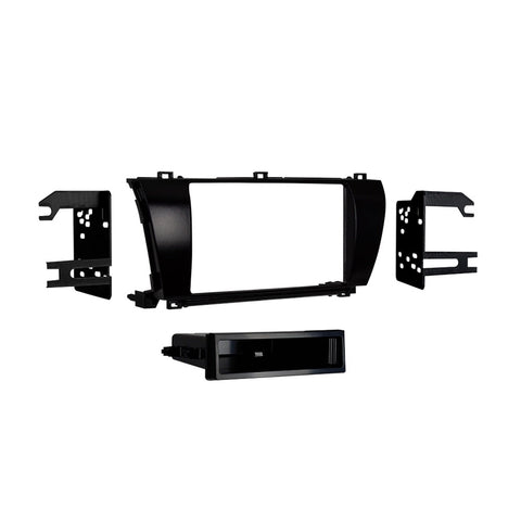 Metra Electronics Single DIN 99-8245CHG High Gloss Dash Kit for Toyota Corolla (Charcoal),Black