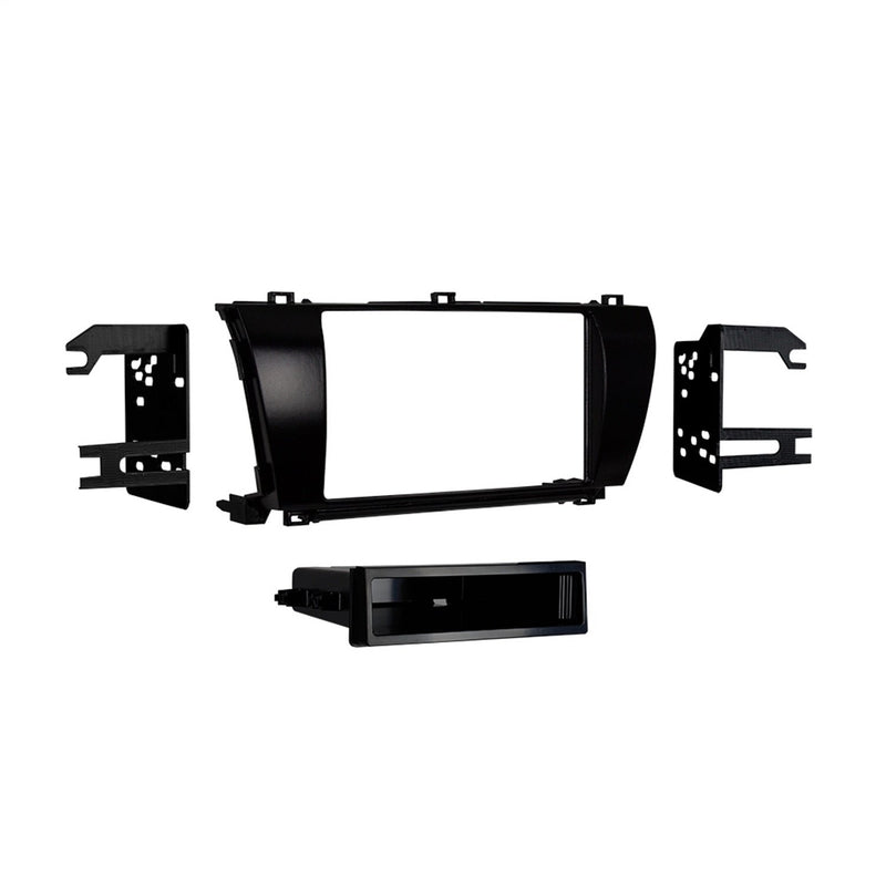 Metra Electronics Single DIN 99-8245CHG High Gloss Dash Kit for Toyota Corolla (Charcoal),Black