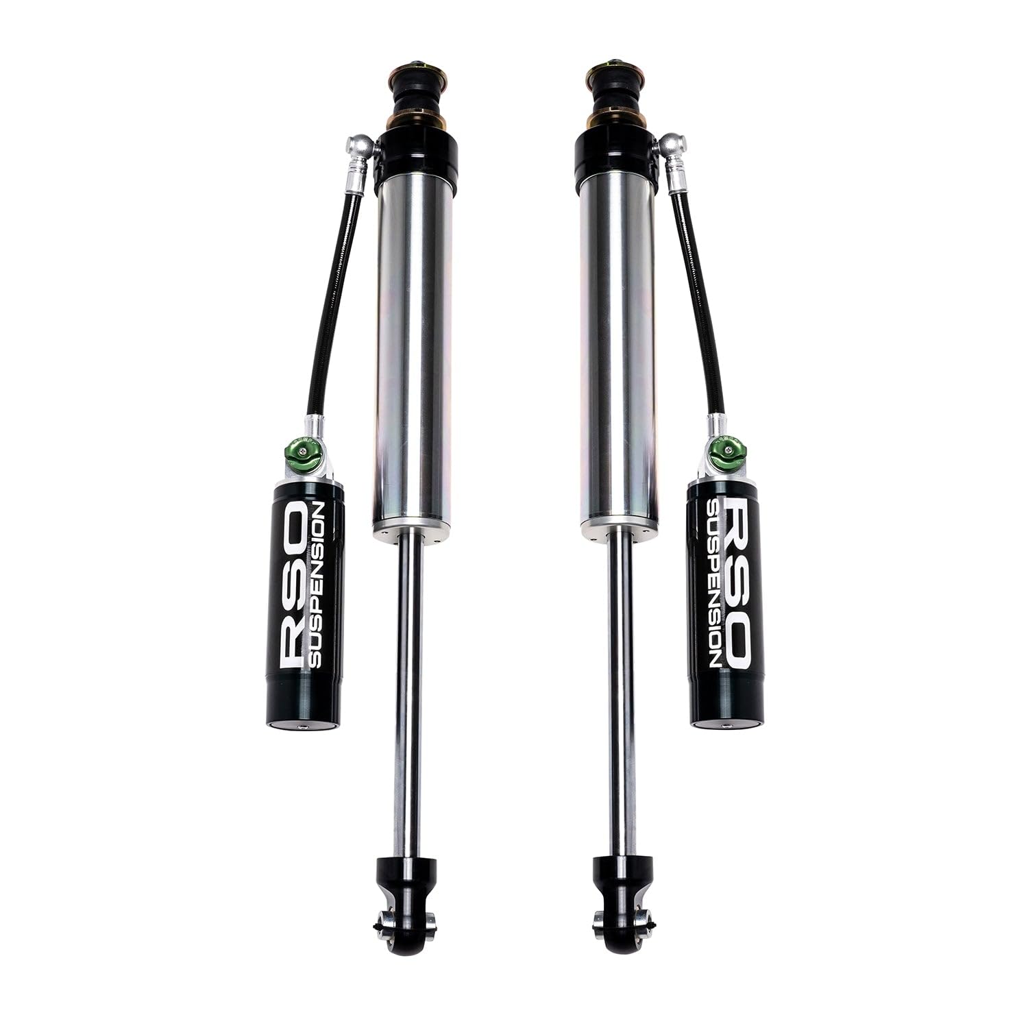 2.5 RSO Adjustable Compression Front Shocks Reservoir Lift Kits Compatible with 2007-2018 Wrangler JK/JKU 1-3 inch