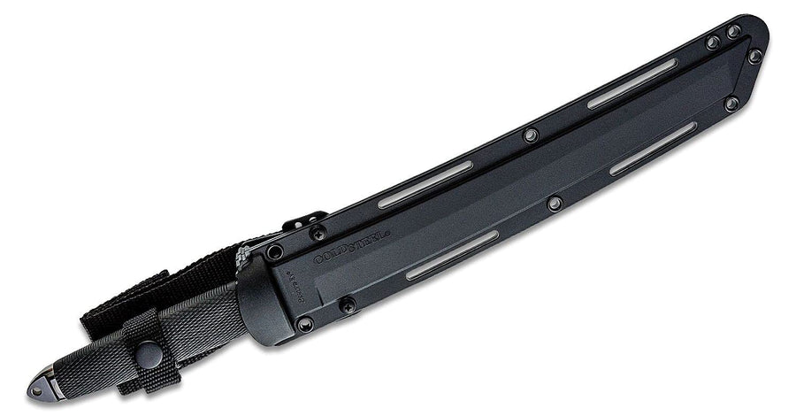 Cold Steel Magnum Tanto XII Fixed Blade Knife with Sheath, Nightfall Series Premium