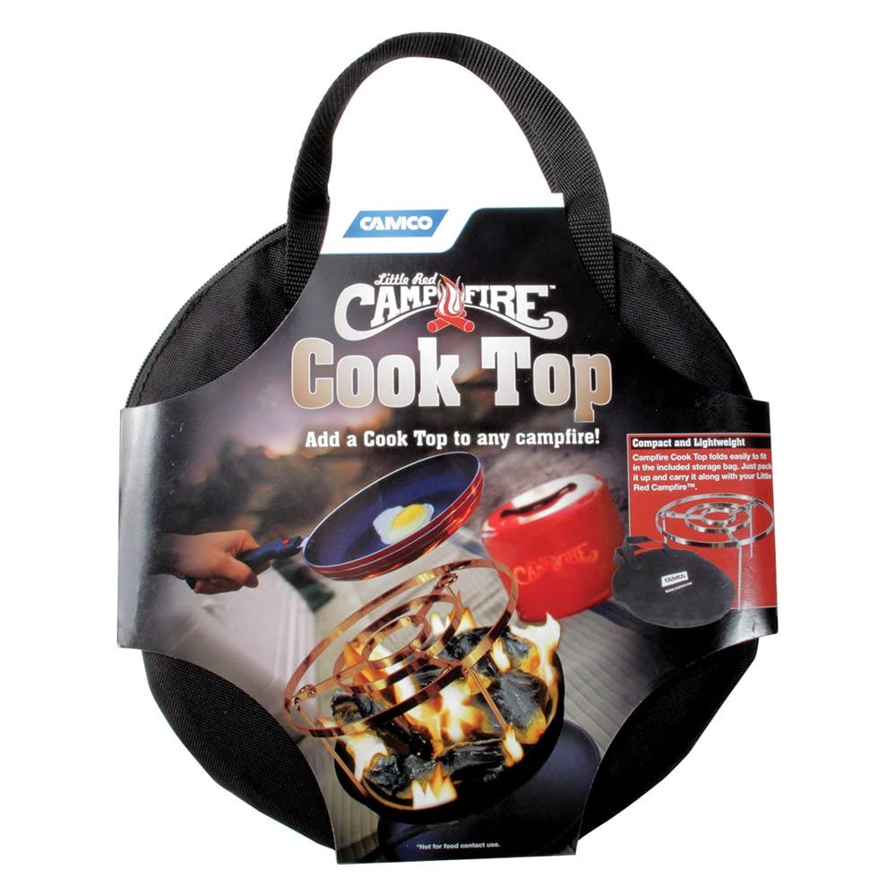 Little Red Campfire Cook Top Camco 58033