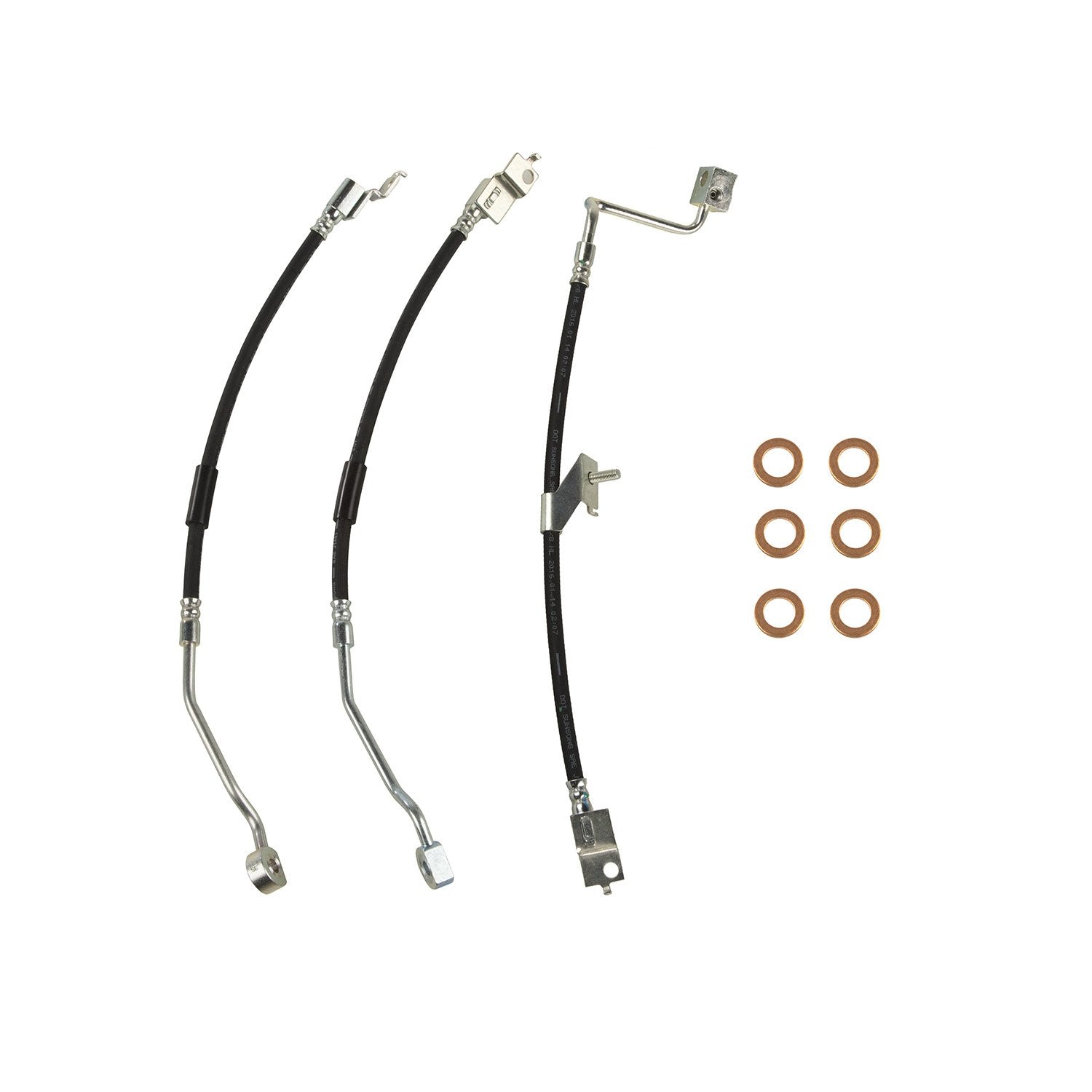 Brake Hose Kit | Omix-Ada 16733.64 | Fits 1997-2006 Jeep Wrangler TJ
