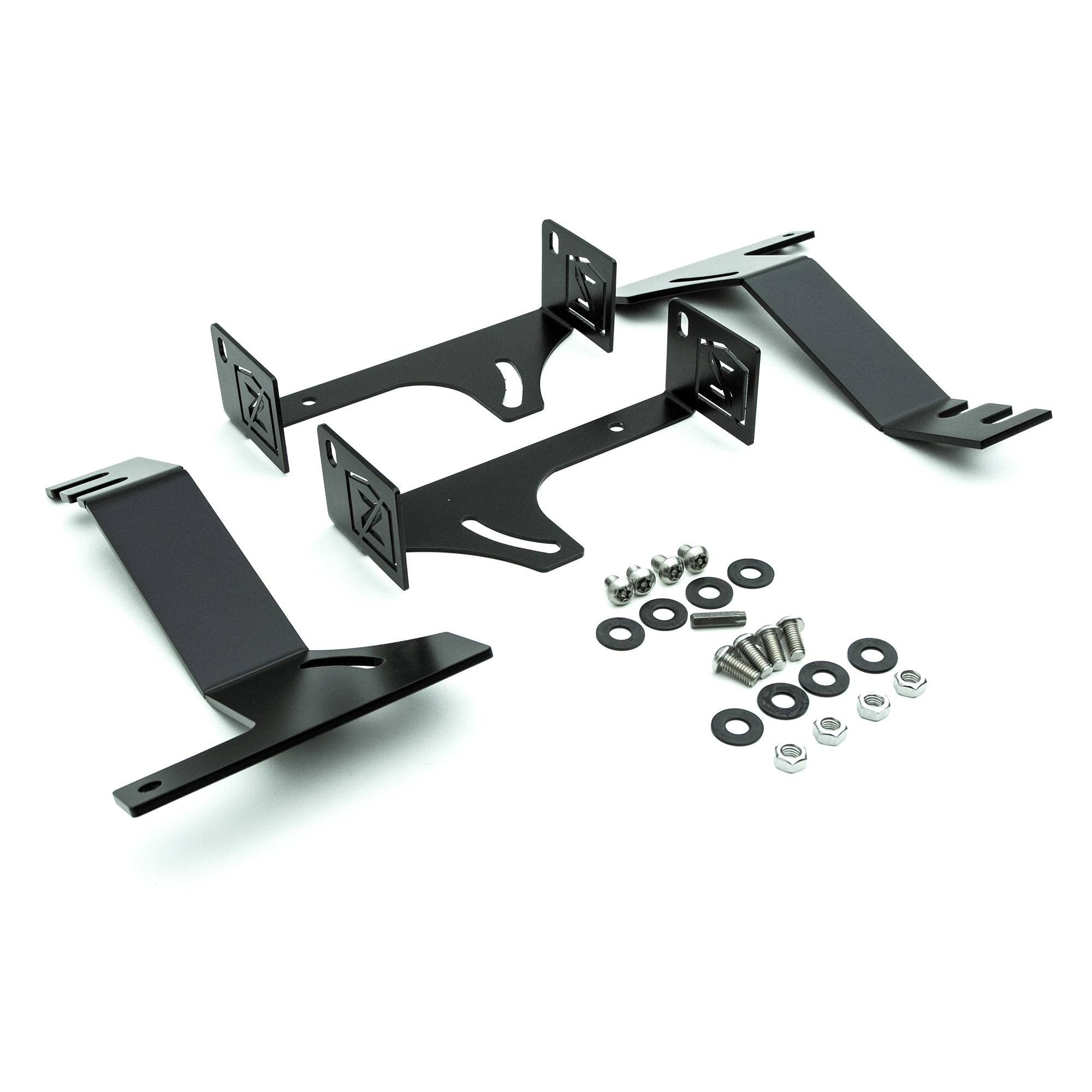 ZROADZ Rear Bumper LED Kit Compatible with Nissan Titan (2016-2019) with (2) 6 Inch LED Straight Double Row Light Bars - PN #Z387581-KIT