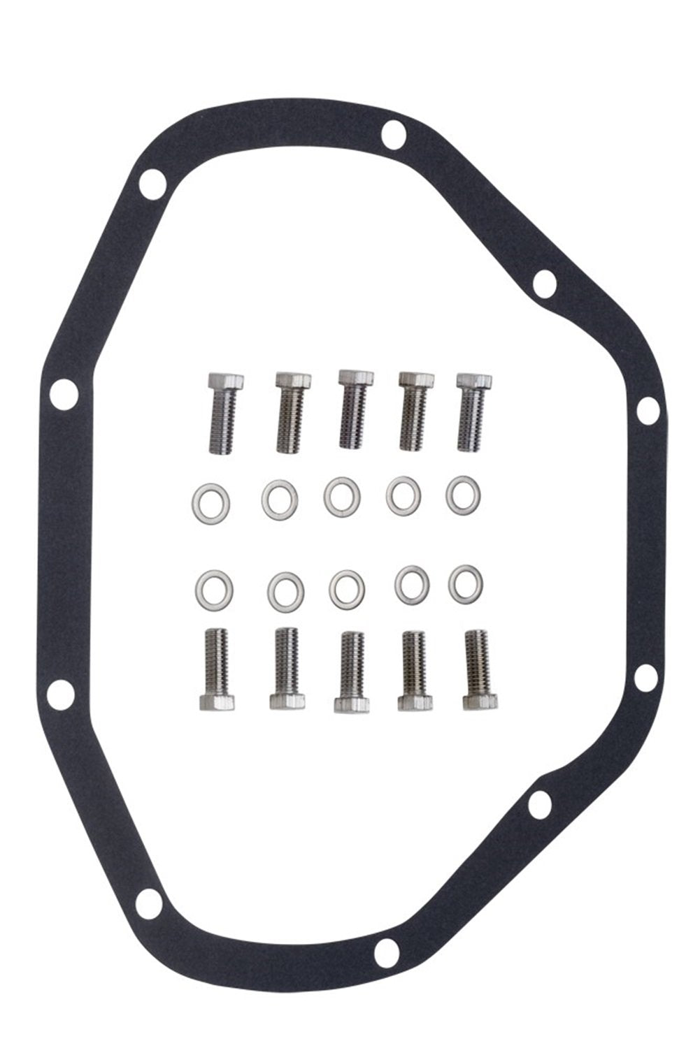 DANA 80 DIFFERENTIAL COVER KIT - TRANS-DAPT PERFORMANCE -BLACK POWDER COATED ALUMINUM (9941)