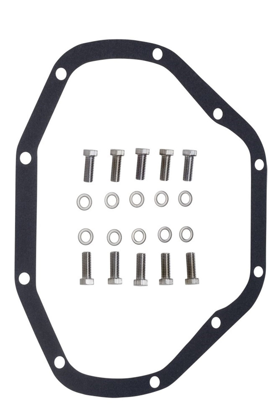 DANA 80 DIFFERENTIAL COVER KIT - TRANS-DAPT PERFORMANCE -BLACK POWDER COATED ALUMINUM (9941)