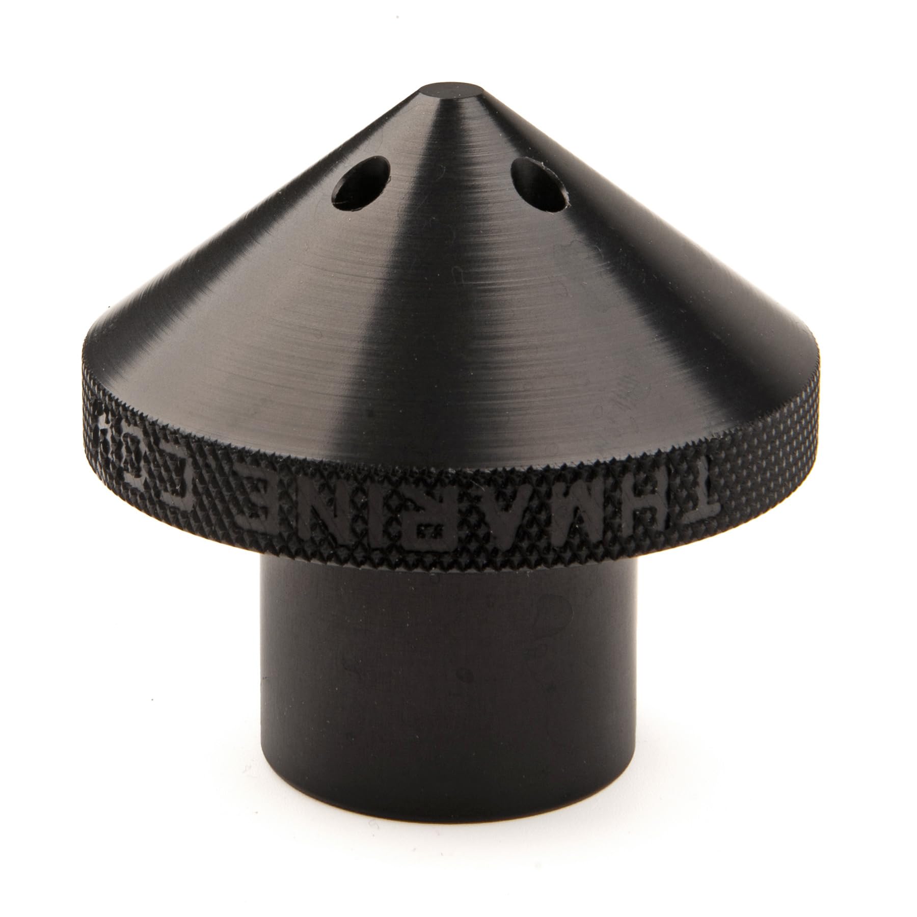 G-Force T-H Marine Eliminator Trolling Motor Prop Nut for Lowrance Ghost - 6061 Billet Aluminum Noise Reduction Prop Nut Upgrade with Cooling Ports and O-Ring Vibration Damping - Black
