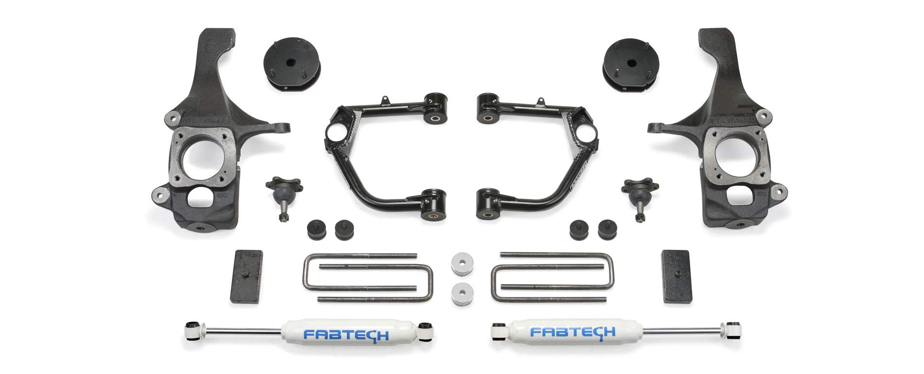 Component Box Fabtech FTS26067 For 4 in. Lift Incl. Performance Shocks For PN[7050]