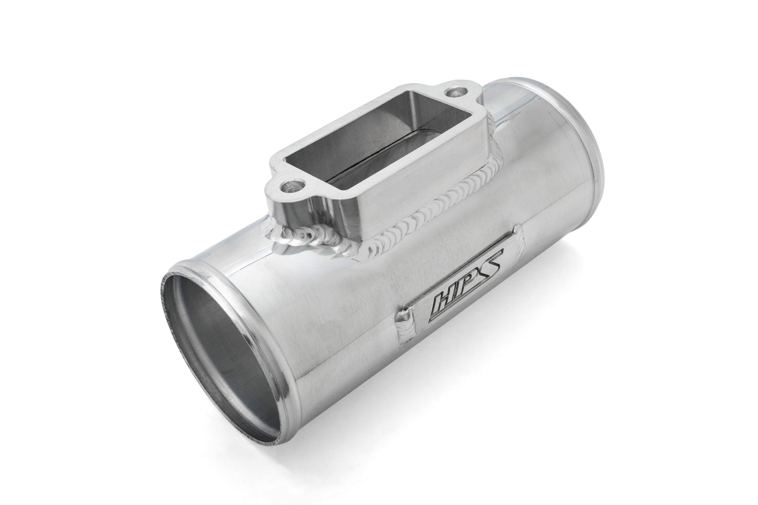 3" HPS Polished Aluminum MAF Sensor Housing Compatible for Lexus Toyota 2JZ 1MZ 1UZ Engine, MAF-ADAP-16V2
