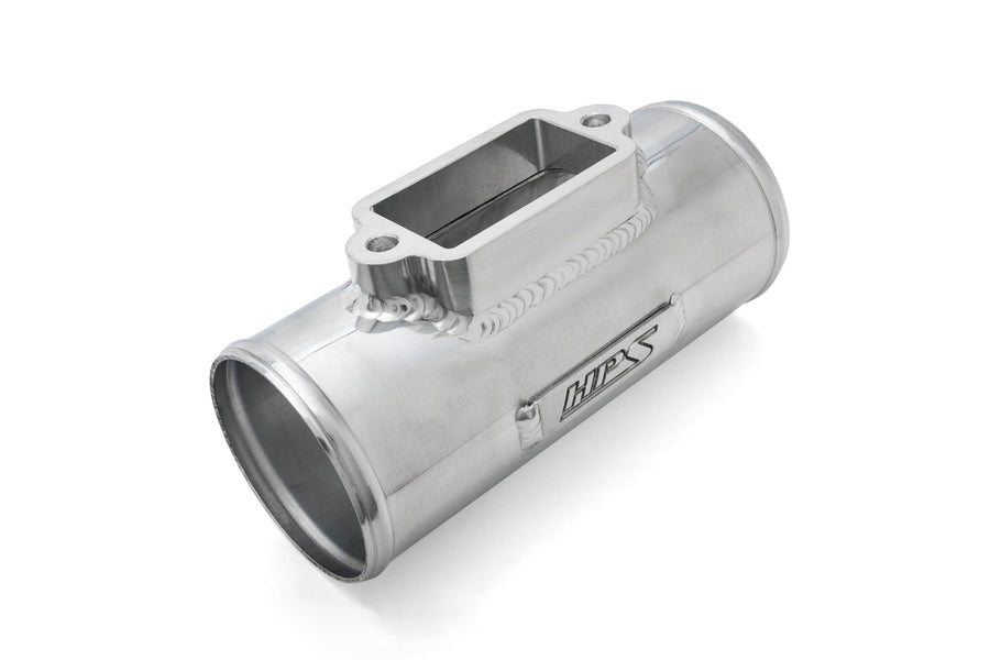 3" HPS Polished Aluminum MAF Sensor Housing Compatible for Lexus Toyota 2JZ 1MZ 1UZ Engine, MAF-ADAP-16V2