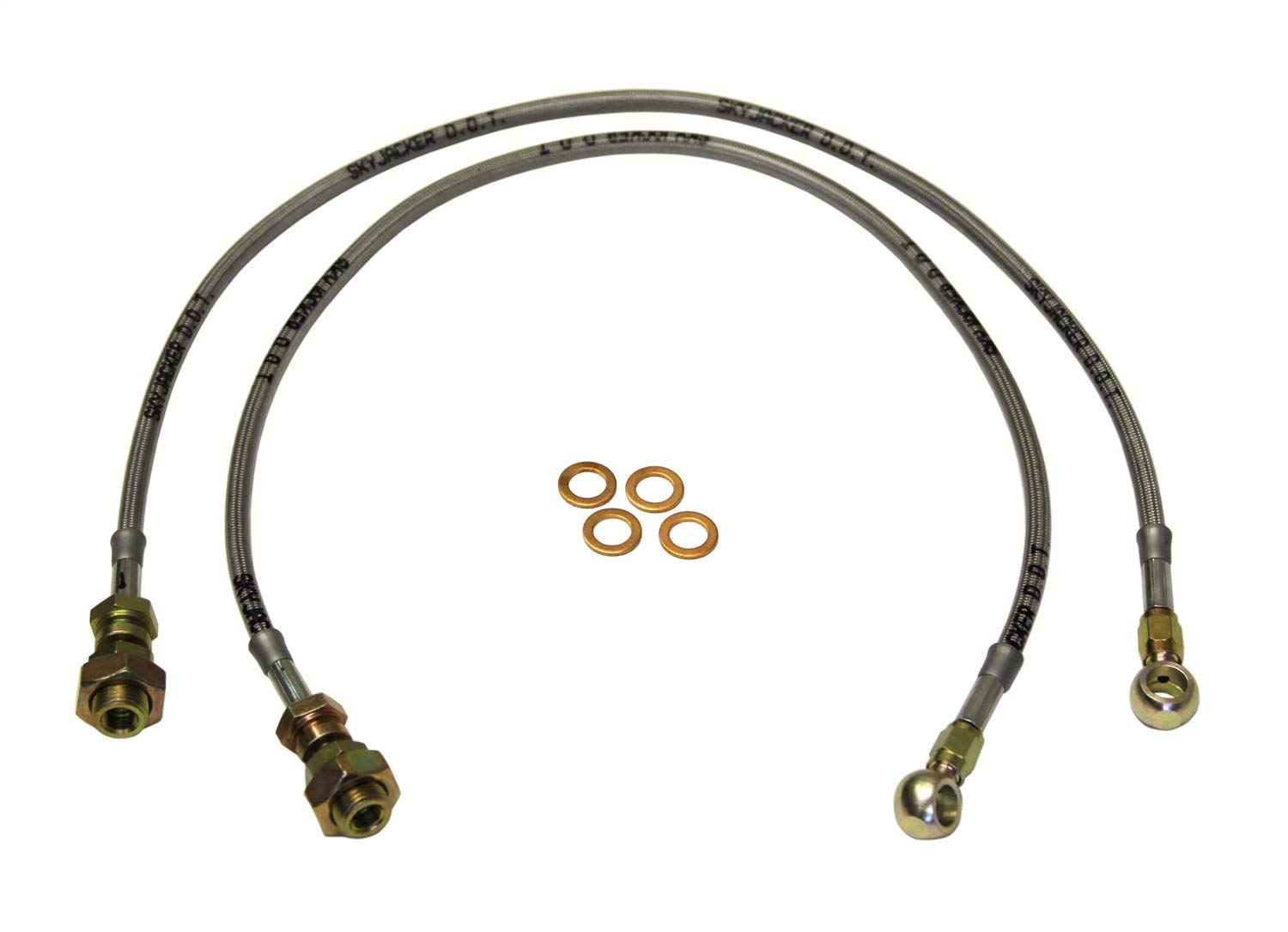 3"- 4" Skyjacker Stainless Steel Brake Line - Pair (FBL26)