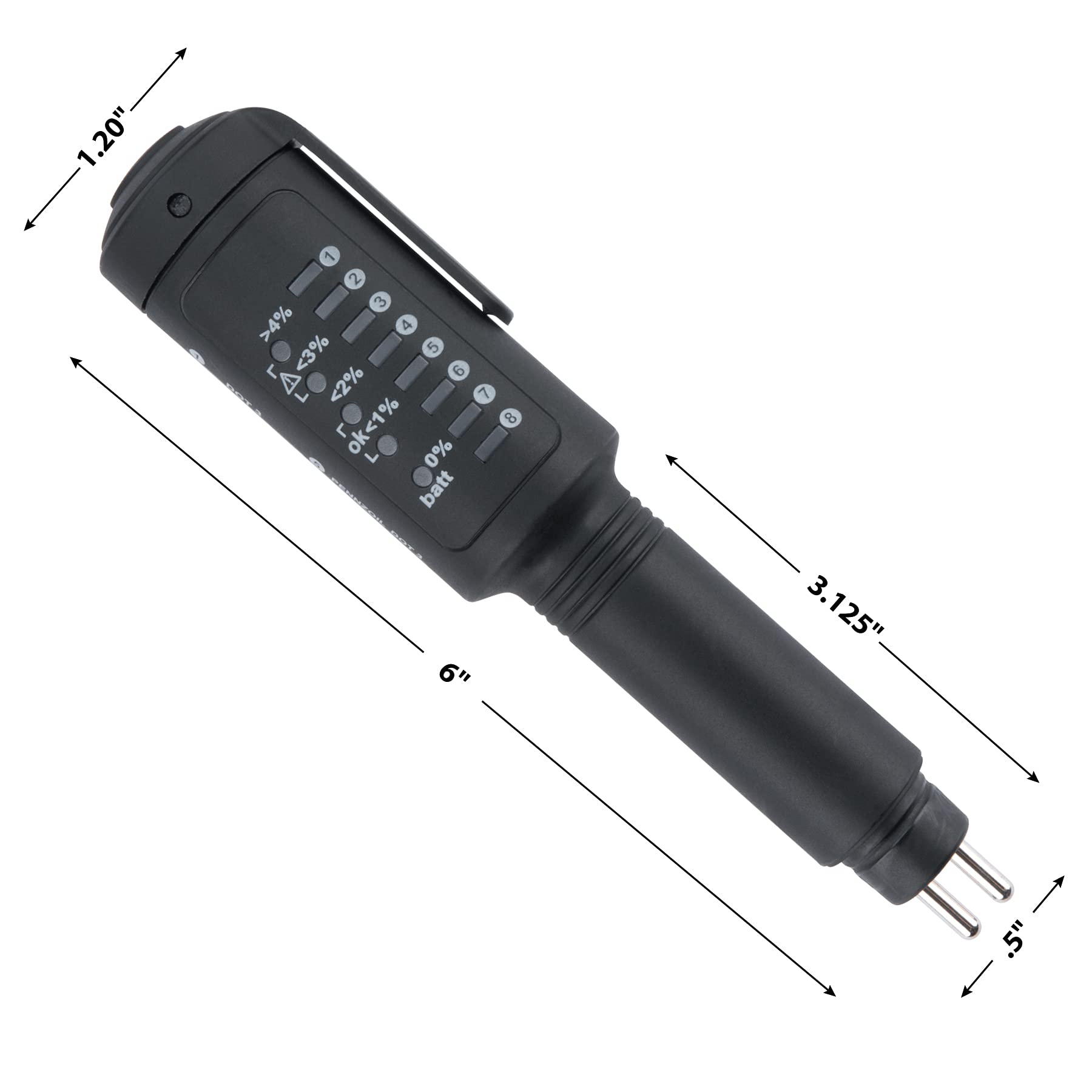 Universal Brake Fluid Tester Performance Tool W182 - Quickly Test Brake Fluid Quality and Safety for Your Vehicle's Performance