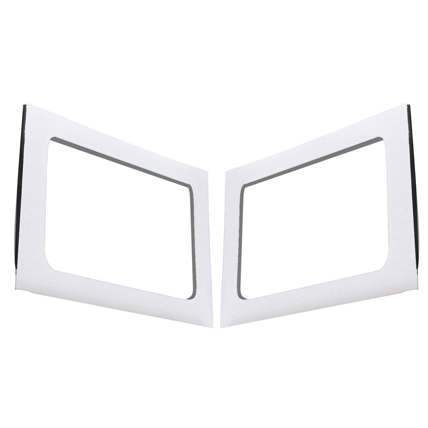 Design Engineering Boom Mat 050151 White Sound Deadening Side Window Trim Kit Compatible with 4-Door Jeep Wrangler JK (2011-2018)