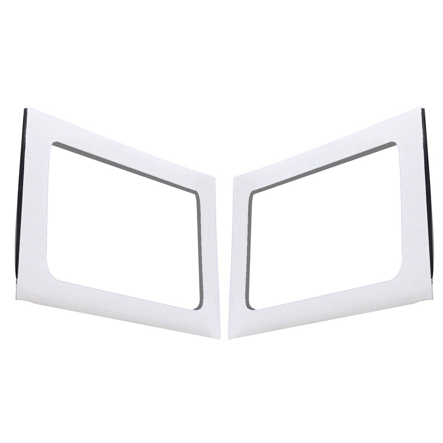 Design Engineering Boom Mat 050151 White Sound Deadening Side Window Trim Kit Compatible with 4-Door Jeep Wrangler JK (2011-2018)