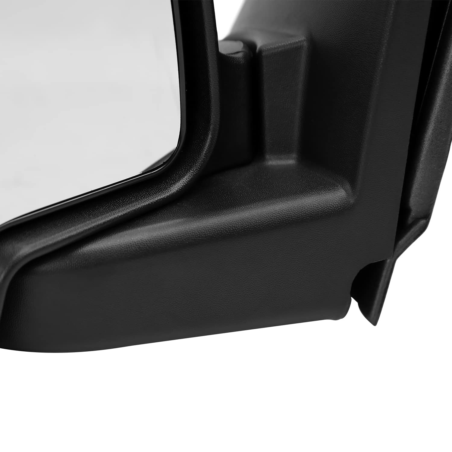 Manual Side Mirrors Spec-D Tuning Black Compatible with 1999-2002 Chevy Silverado, Left + Right Pair