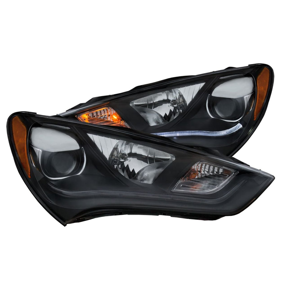 Plank Style ANZO USA 121511 Headlight Set-Black Projector