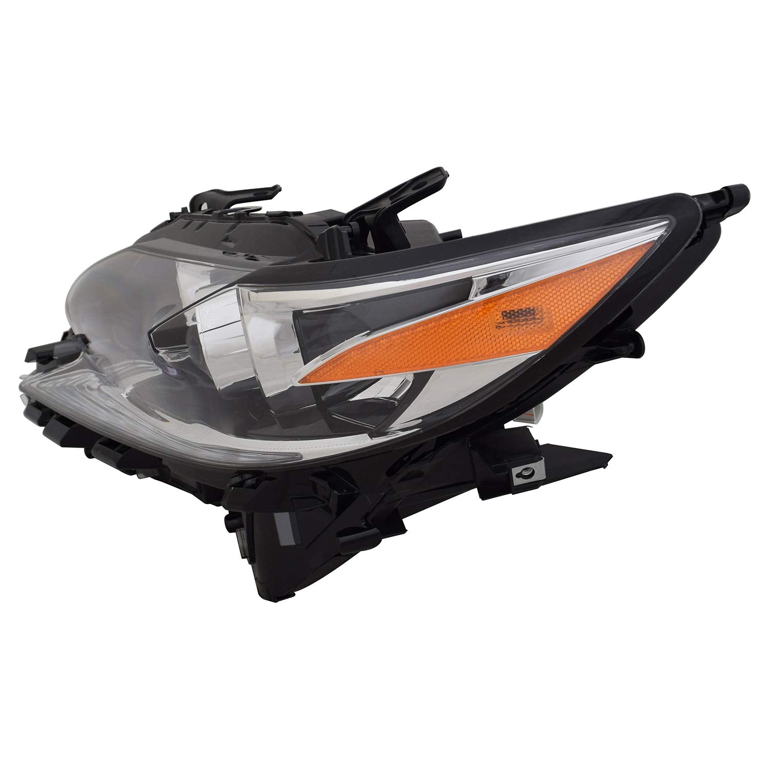Left TYC Headlight Assembly Compatible with 2016-2018 Lexus ES350