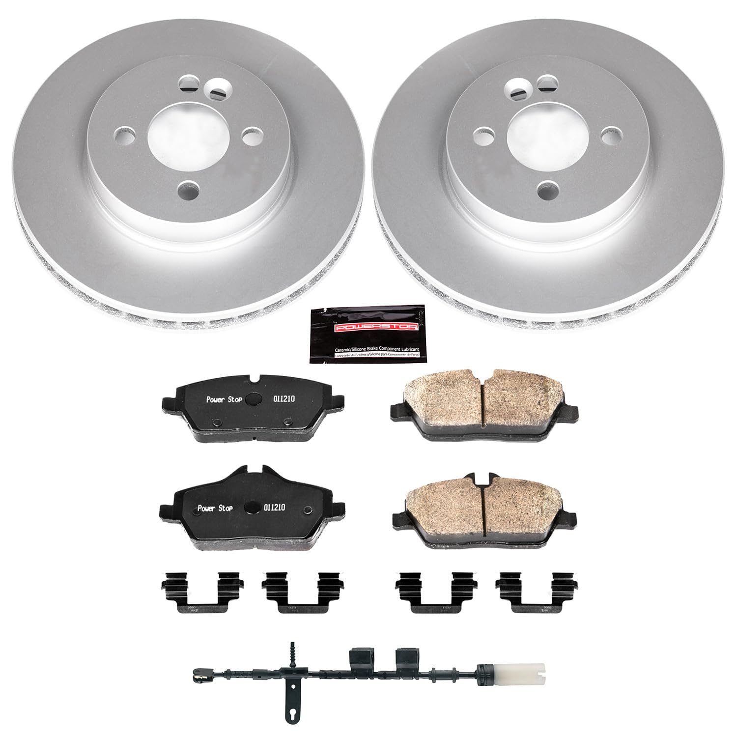 Power Stop CRK6739 Z23 Evolution Geomet Coated Brake Kit For Mini Cooper 2011-2015 [Model Specific]