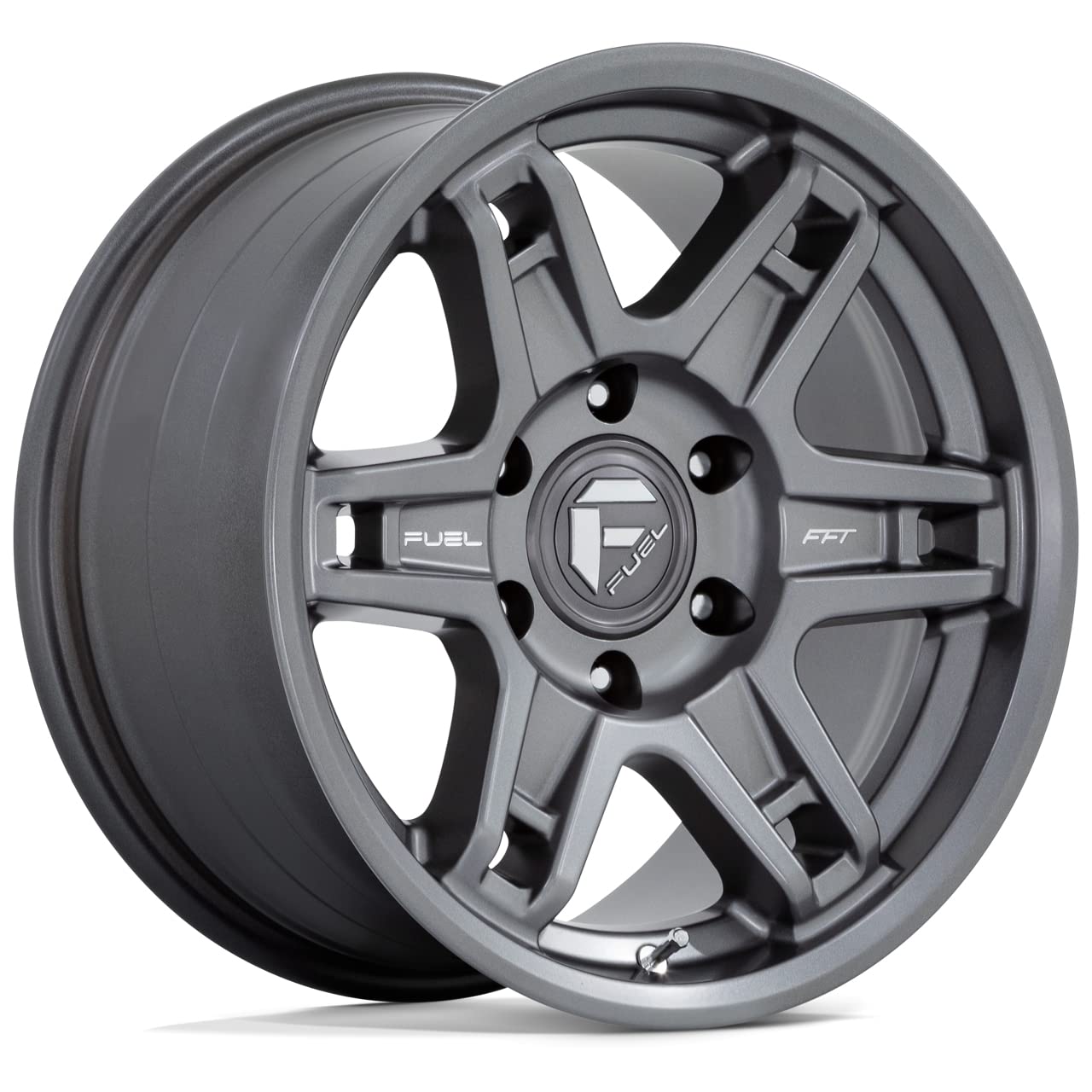 D838 SLAYER FUEL OFF-ROAD 20X9, 6X4.5, 5.04, 1mm MATTE GUNMETAL - D83820908750