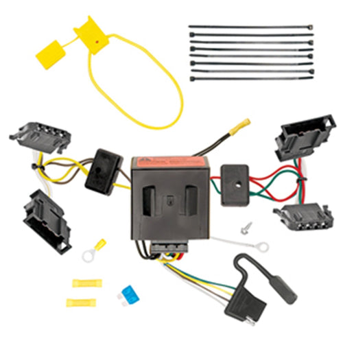 Tow Ready T-One Connector Assembly w/Upgraded Circuit Protected ModuLite HD Module , Black 118572